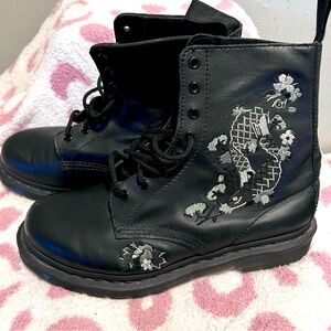 Dr. Martens Amylee Koi Boots Size 9